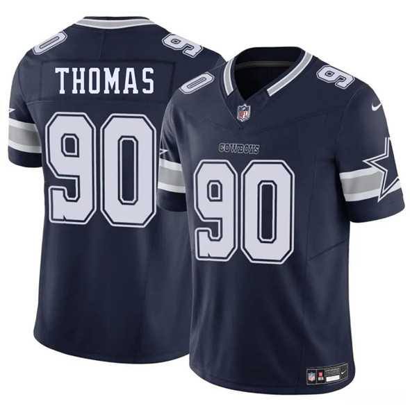Men & Women & Youth Dallas Cowboys #90 Solomon Thomas Navy 2025 F.U.S.E. Vapor Untouchable Limited Stitched Jersey->dallas cowboys->NFL Jersey